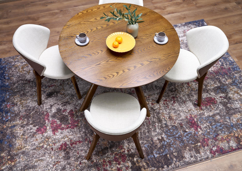 K583 krzesło kolor orzechowy / brązowy / beżowy