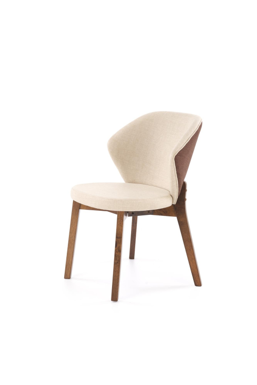 K583 krzesło kolor orzechowy / brązowy / beżowy