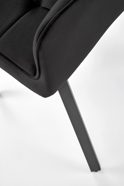 K588 krzesło z funkcją obrotu kolor czarny