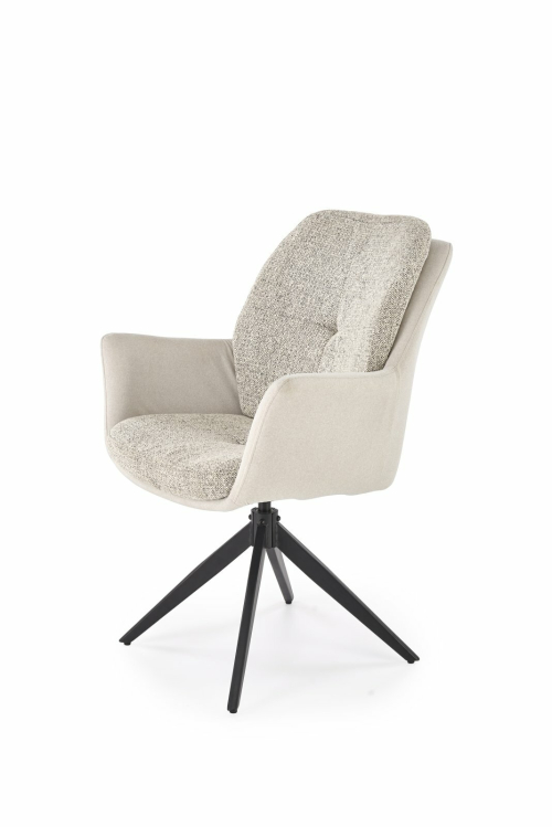 K591 krzesło obrotowe kolor jasny popiel