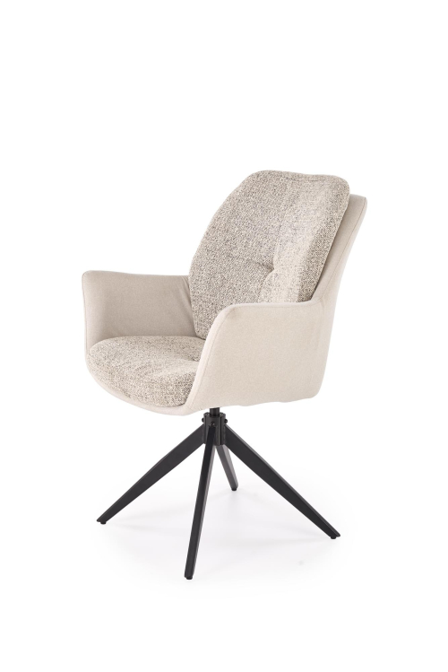 K591 krzesło obrotowe kolor jasny popiel