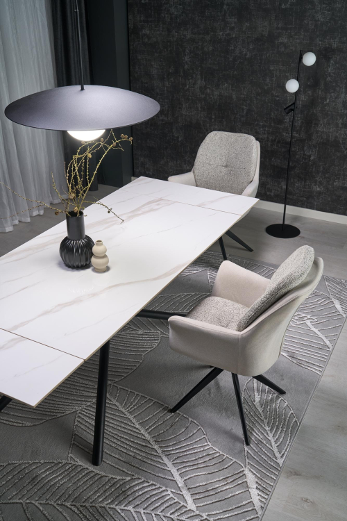 K591 krzesło obrotowe kolor jasny popiel