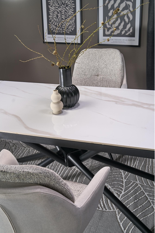 K591 krzesło obrotowe kolor jasny popiel