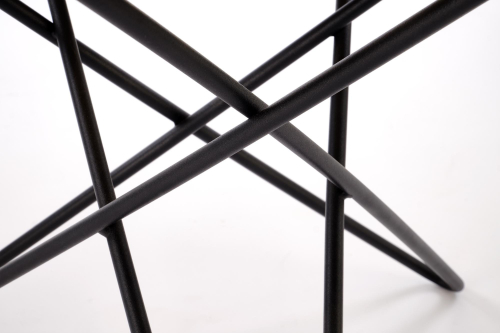 LEILA ława, naturalny / czarny