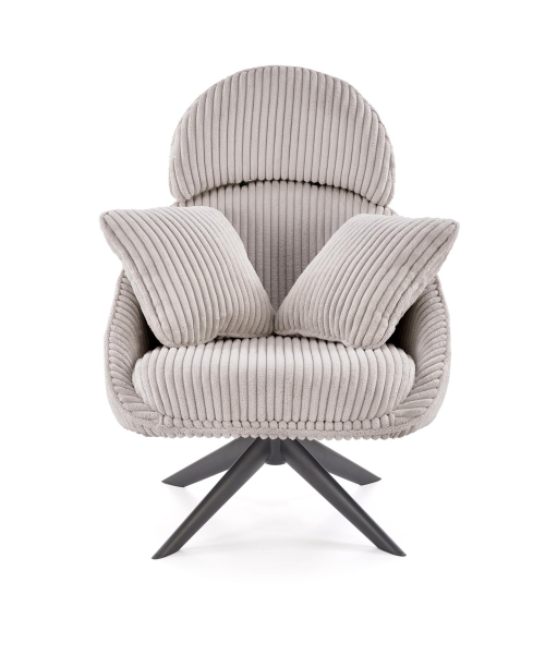 MERRY 2 fotel wypoczynkowy z funkcją obracania, cappuccino