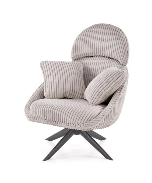 MERRY 2 fotel wypoczynkowy z funkcją obracania, cappuccino