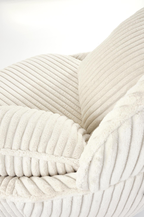 MERRY 2 fotel wypoczynkowy z funkcją obracania, kremowy