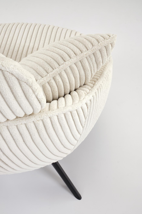 MERRY 2 fotel wypoczynkowy z funkcją obracania, kremowy