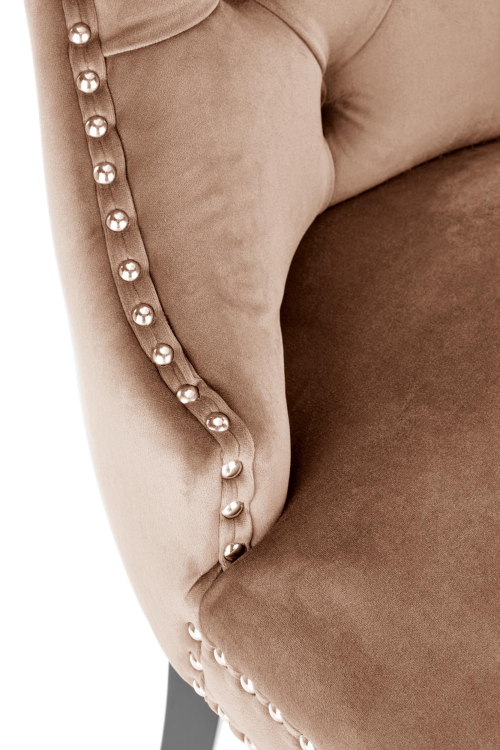 MIYA krzesło kolor czarny / tap: beżowy