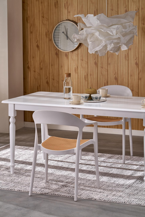 NELSON stół rozkładany 160-200/90/76 cm, biały