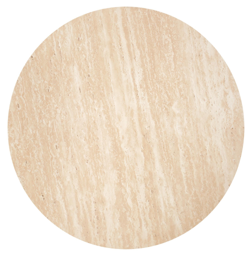 OREO zestaw dwóch ław, trawertyn / biały