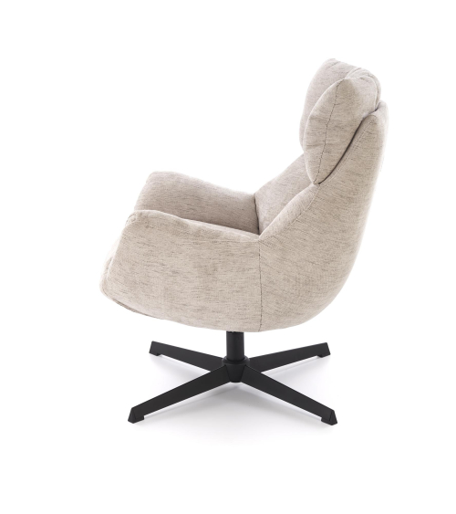 ORINOKO fotel obrotowy wypoczynkowy beżowy