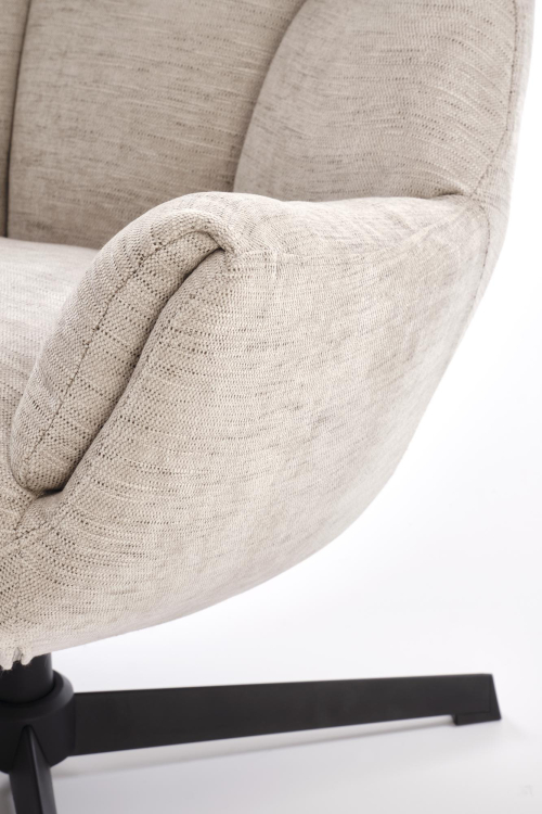 ORINOKO fotel obrotowy wypoczynkowy beżowy