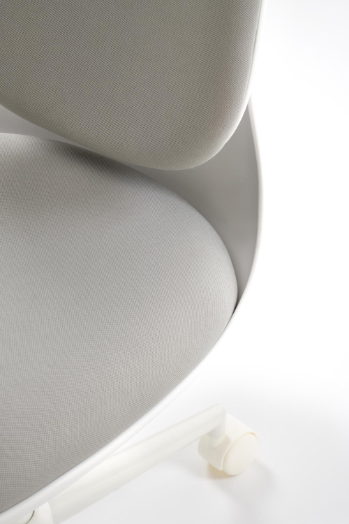 ORION 2 fotel młodzieżowy, biały - jasny popiel