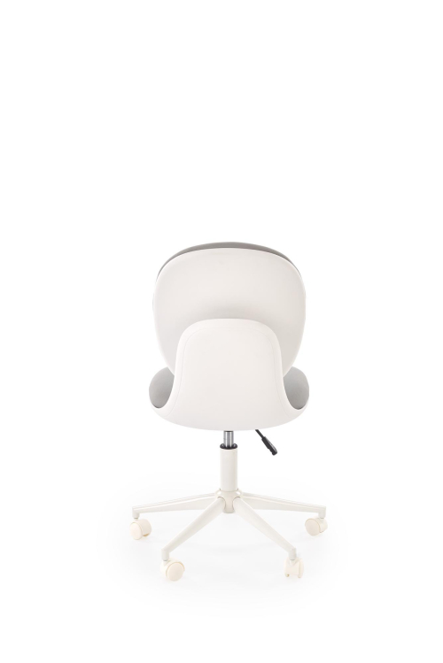 ORION 2 fotel młodzieżowy, biały - jasny popiel