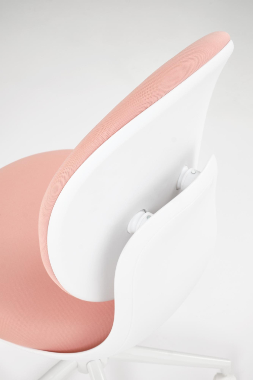 ORION 2 fotel młodzieżowy, biały - jasny różowy