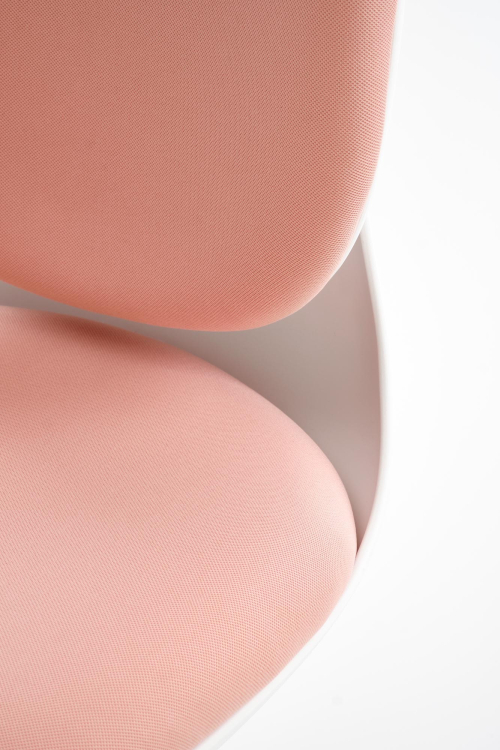 ORION 2 fotel młodzieżowy, biały - jasny różowy