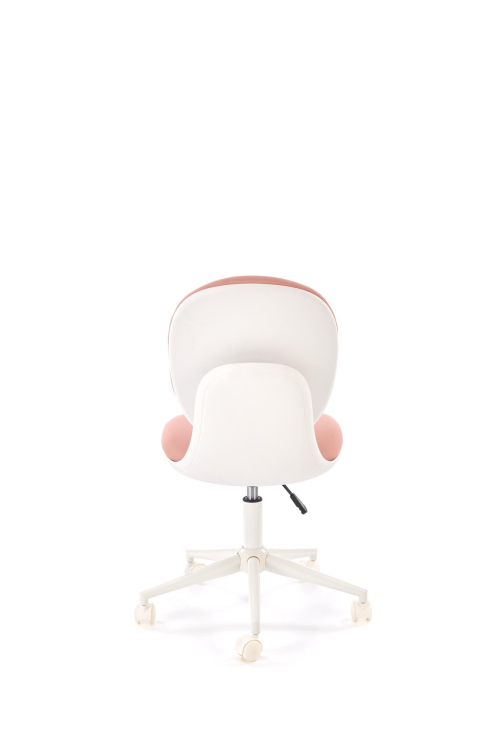 ORION 2 fotel młodzieżowy, biały - jasny różowy