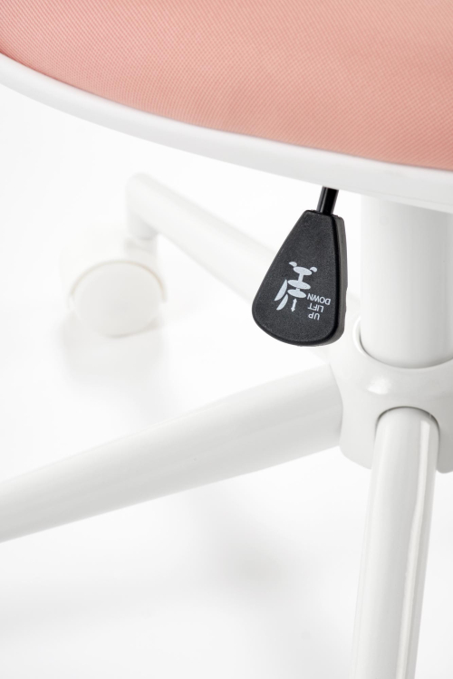 ORION 2 fotel młodzieżowy, biały - jasny różowy