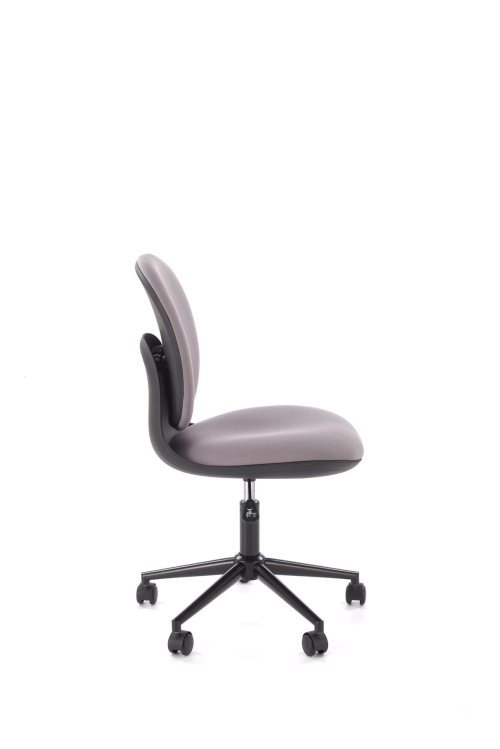 ORION  fotel młodzieżowy, czarny - popielaty