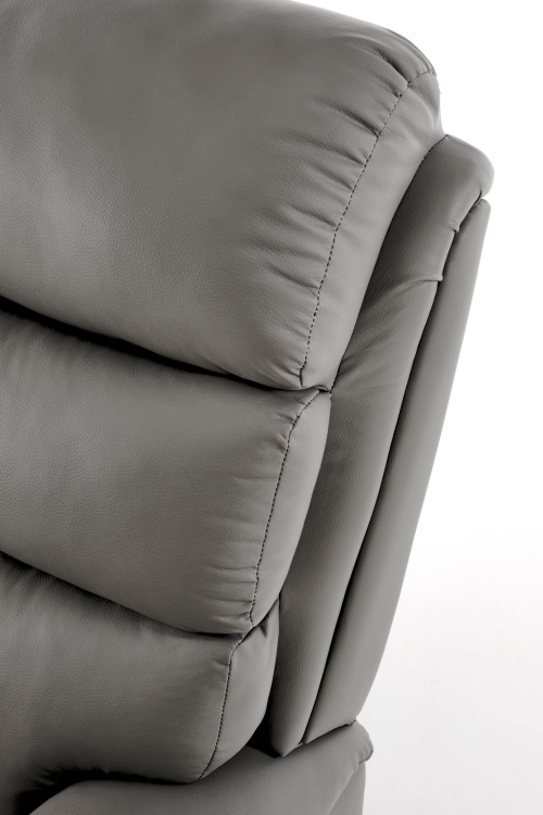 PERUS fotel wypoczynkowy popielaty rozkładany