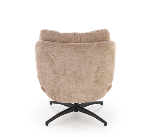 PESTO fotel z podnóżkiem / funkcja kołyski, beżowy