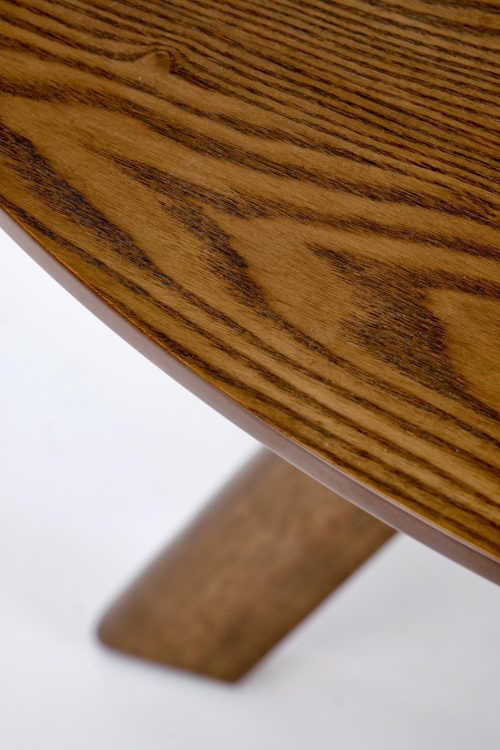 RUPERT stół okrągły fi120/77 cm, orzechowy