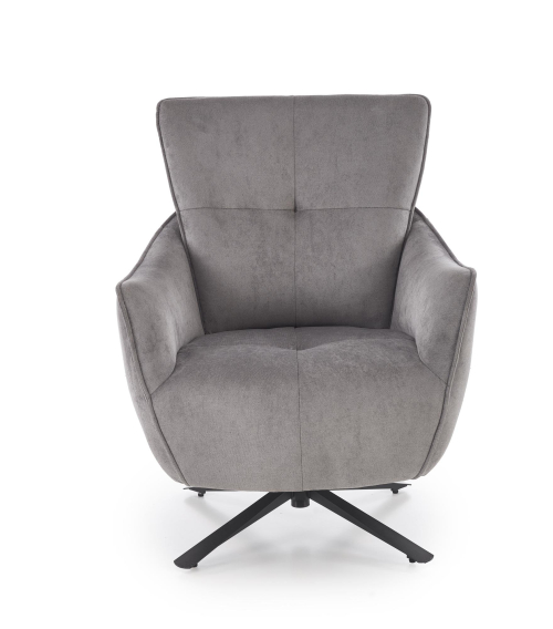 SCAMPI fotel obrotowy wypoczynkowy, popielaty