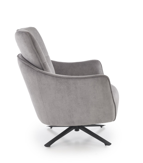 SCAMPI fotel obrotowy wypoczynkowy, popielaty