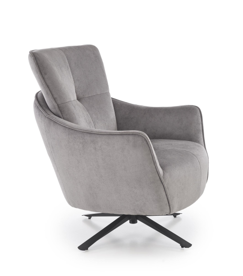 SCAMPI fotel obrotowy wypoczynkowy, popielaty