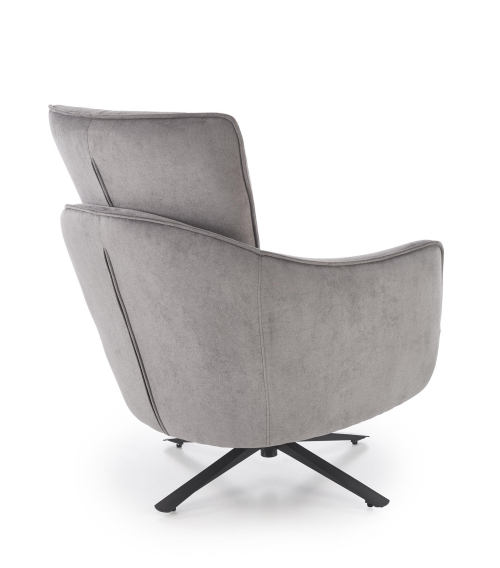 SCAMPI fotel obrotowy wypoczynkowy, popielaty