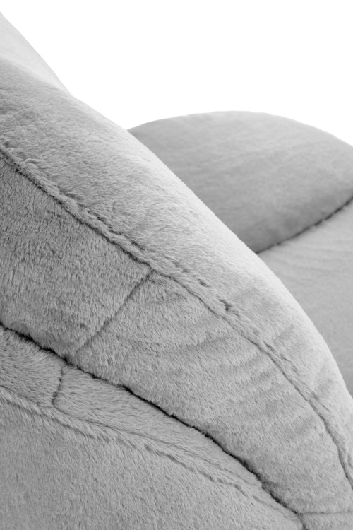 SHELL fotel obrotowy wypoczynkowy, popielaty