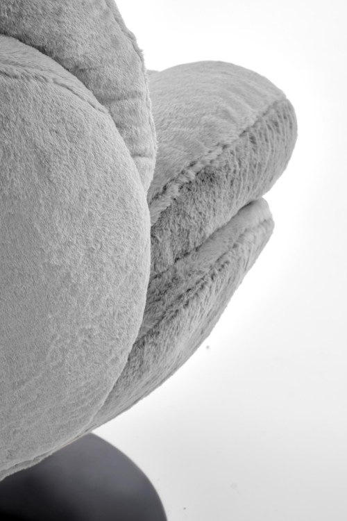 SHELL fotel obrotowy wypoczynkowy, popielaty