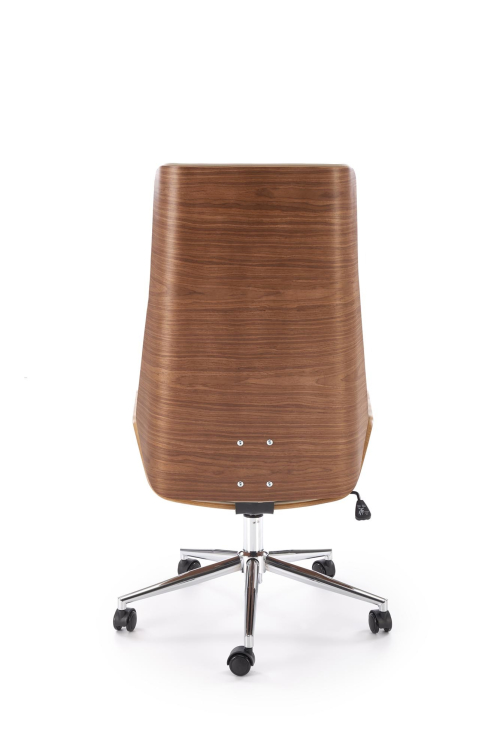 WEBSTER fotel gabinetowy orzechowy/beżowy