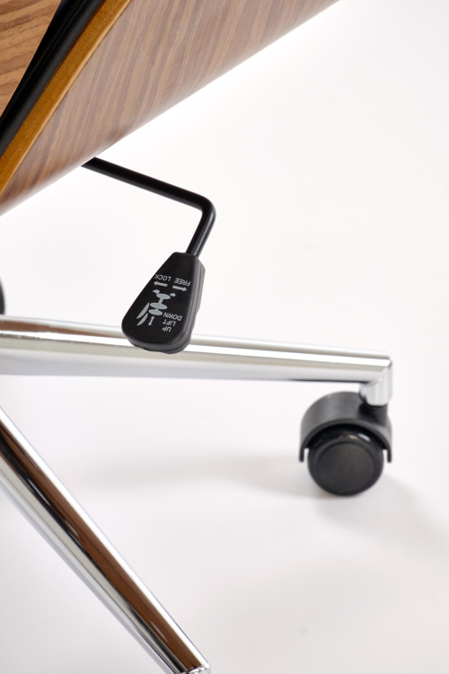 WEBSTER fotel gabinetowy orzechowy/czarny