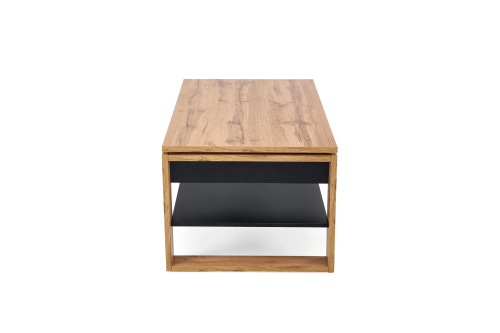 BETTY ława z podnoszonym blatem dąb artisan / czarny