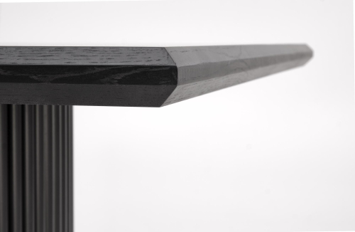 BOLERO stół rozkładany 160-250x90x78 cm dąb naturalny/czarny