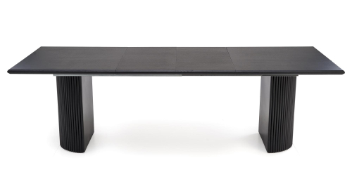 BOLERO stół rozkładany 160-250x90x78 cm dąb naturalny/czarny