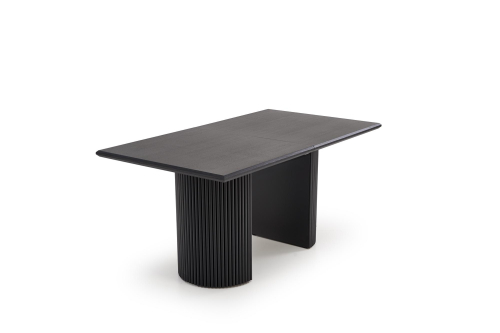 BOLERO stół rozkładany 160-250x90x78 cm dąb naturalny/czarny