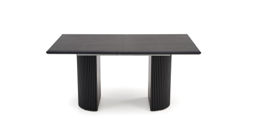 BOLERO stół rozkładany 160-250x90x78 cm dąb naturalny/czarny