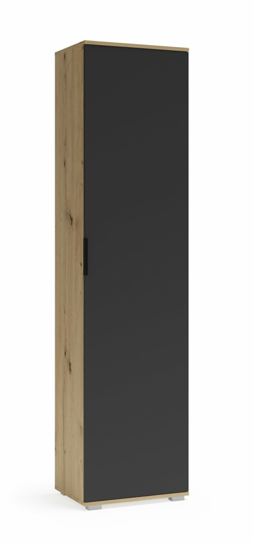 CLIF SL-50 szafa ubraniowa, dąb artisan / antracyt