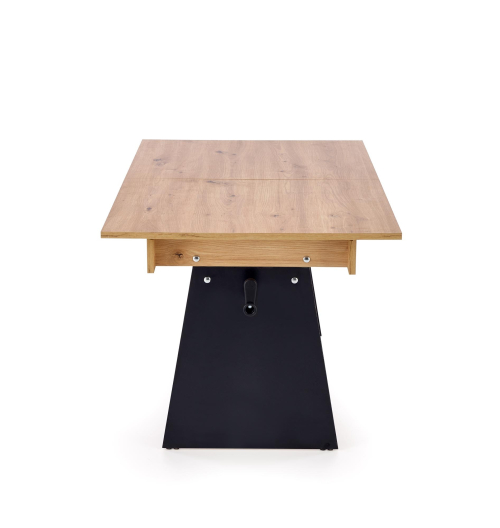 ERIKA ławostół rozkładany dąb artisan / czarny