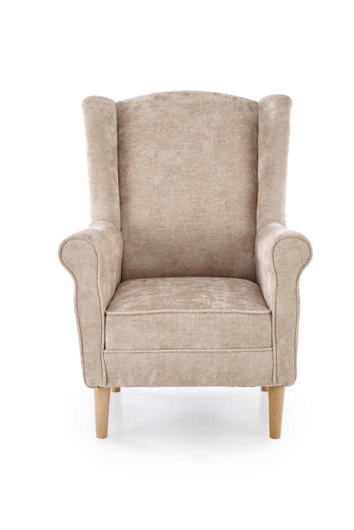 HERMES fotel wypoczynkowy, beżowy (tkanina MARKOS 14-#3)