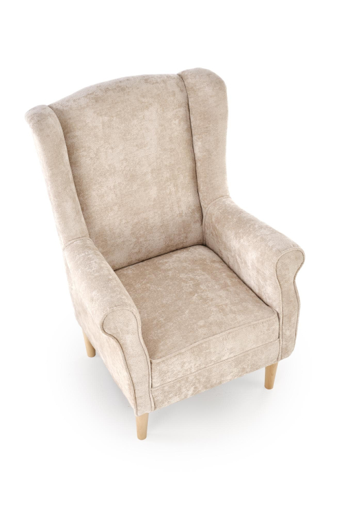 HERMES fotel wypoczynkowy, beżowy (tkanina MARKOS 14-#3)