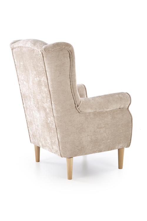 HERMES fotel wypoczynkowy, beżowy (tkanina MARKOS 14-#3)