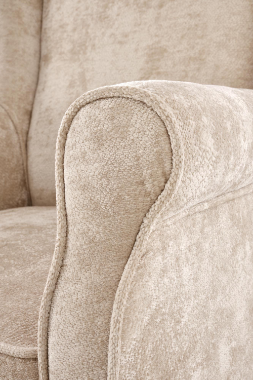 HERMES fotel wypoczynkowy, beżowy (tkanina MARKOS 14-#3)