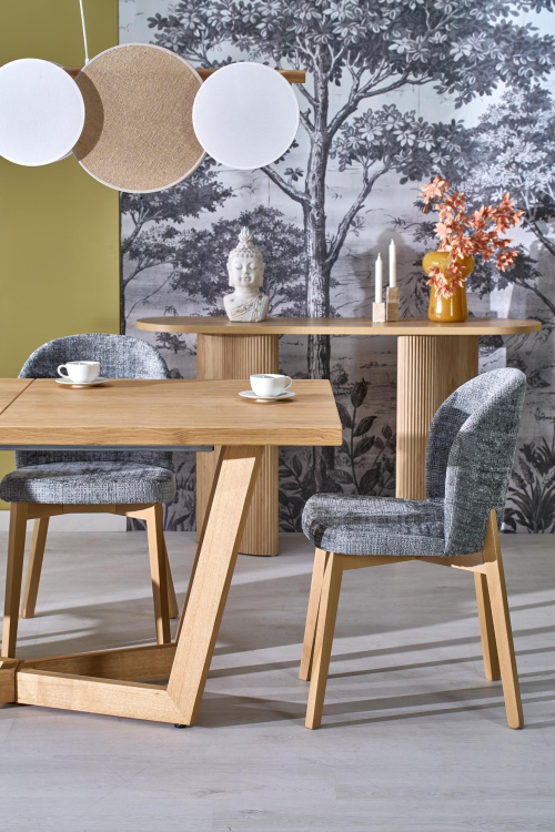 MASSIVE 3 stół rozkładany 160-250x90x77 cm dąb naturalny/dąb naturalny