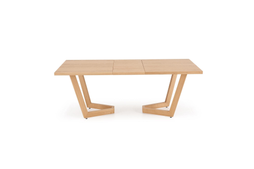 MASSIVE 3 stół rozkładany 160-250x90x77 cm dąb naturalny/dąb naturalny