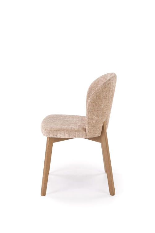 BASSO krzesło jasny orzech / tap: CREMONA 14 (beżowy)