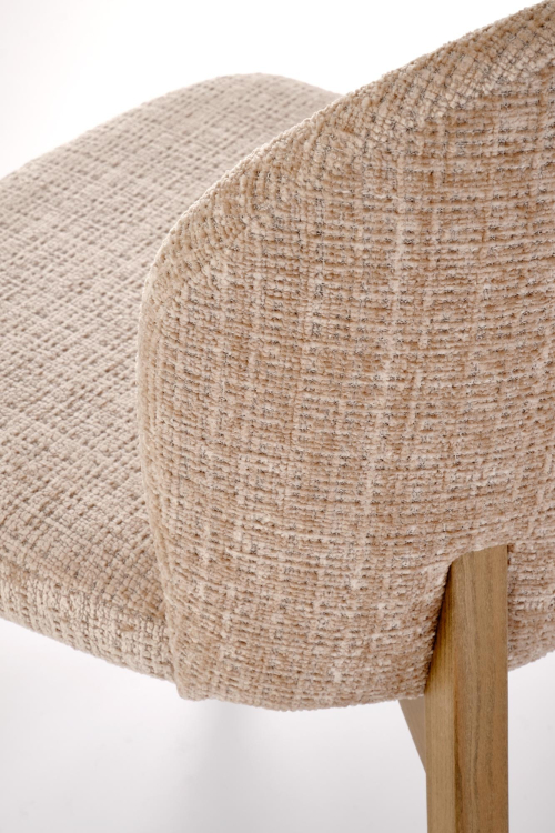 BASSO krzesło jasny orzech / tap: CREMONA 14 (beżowy)